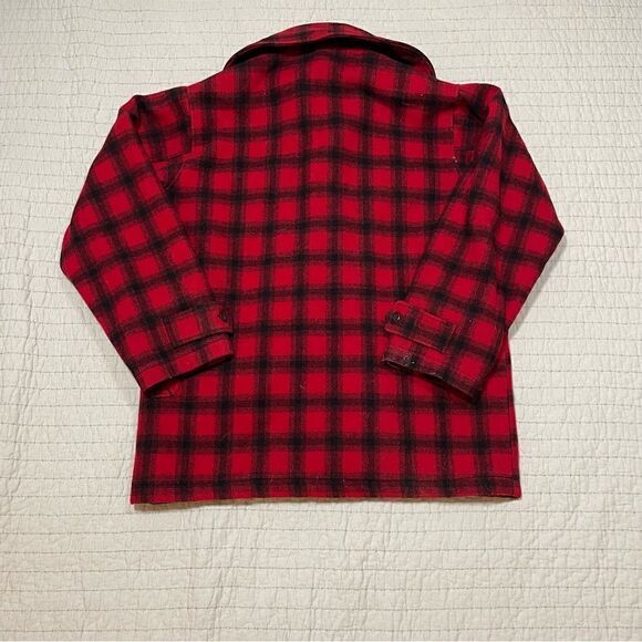 Woolrich Adult Size 40 Coat Flannel Lined Outdoor Wool Blend Coat - Picture 10 of 10